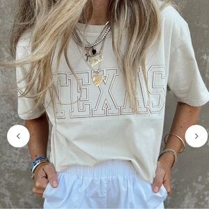 Texas cropped tee